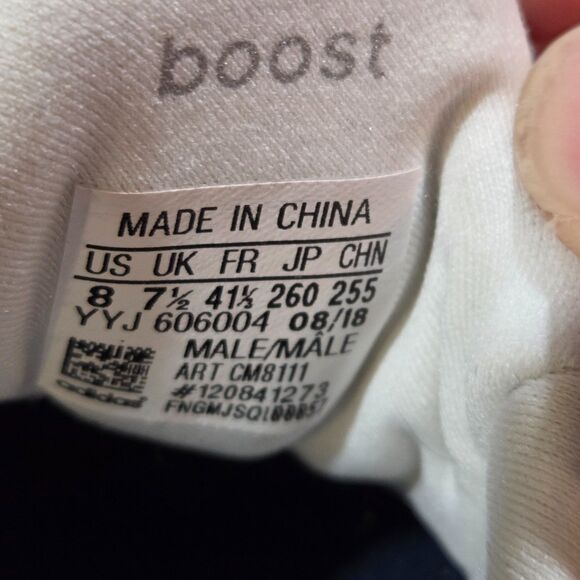 Adidas Ultra Boost 4.0 White Multi-Color Men's 8 Women's 9.5 CM8111 - Picture 8 of 9